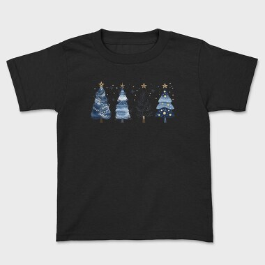 Serenity Trees Navy, Tricou Copii