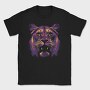 Neon Lion, Tricou Barbati (Unisex)
