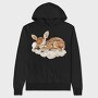 Sleepy Fawn Cloud, Hanorac Oversize Barbati (Unisex)