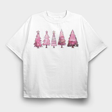 Sleigh Bell Snowscape, Tricou Oversize Barbati (Unisex)