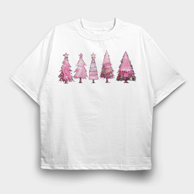 Sleigh Bell Snowscape, Tricou Oversize Barbati (Unisex)