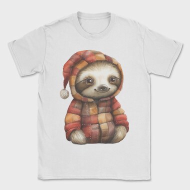 Sloth Christmas Patchwork, Tricou Barbati (Unisex)