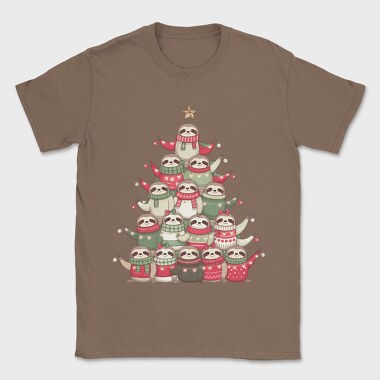 Sloths Christmas Tree, Tricou Barbati (Unisex)