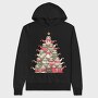 Sloths Christmas Tree, Hanorac Oversize Barbati (Unisex)