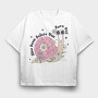 Slow Down Before You Burn Out, Tricou Oversize Barbati (Unisex)