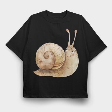 Snail Shell Art, Tricou Oversize Barbati (Unisex)