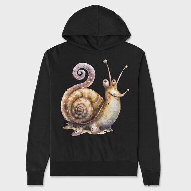 Snail Shell Upsidedown, Hanorac Oversize Barbati (Unisex)