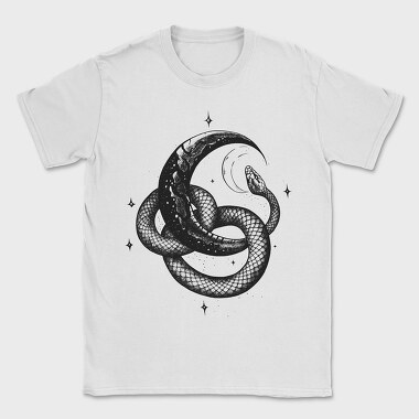 Snake Moon Stars, Tricou Barbati (Unisex)