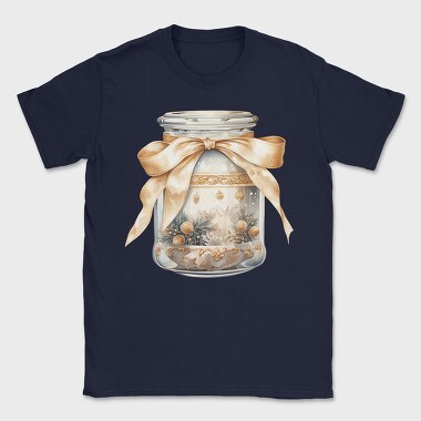 Snow Glass Jar, Tricou Barbati (Unisex)