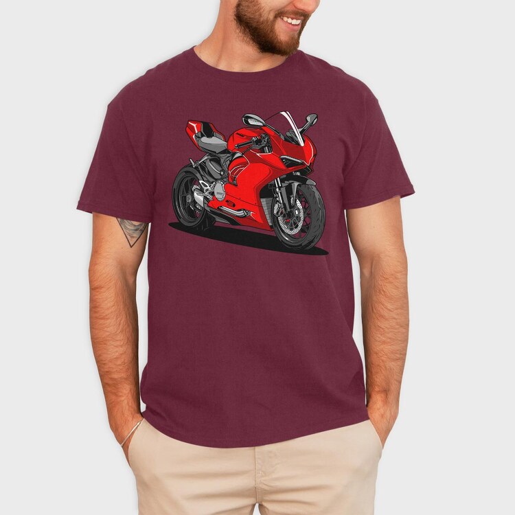 Ducati Panigale V2, Tricou Barbati (Unisex)