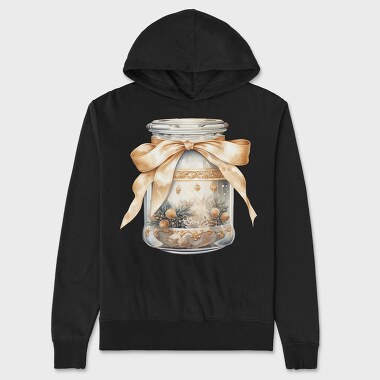 Snow Glass Jar, Hanorac Oversize Barbati (Unisex)