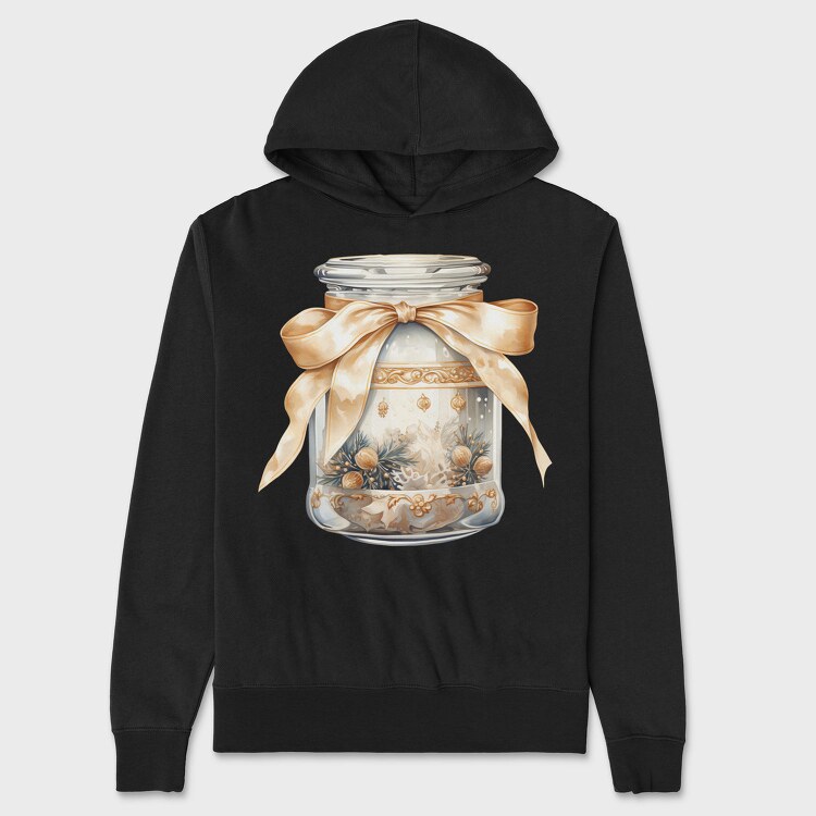 Snow Glass Jar, Hanorac Oversize Barbati (Unisex)