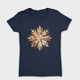 Snowflake Leaves Brown, Tricou Femei