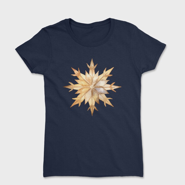 Snowflake Ornament, Tricou Femei