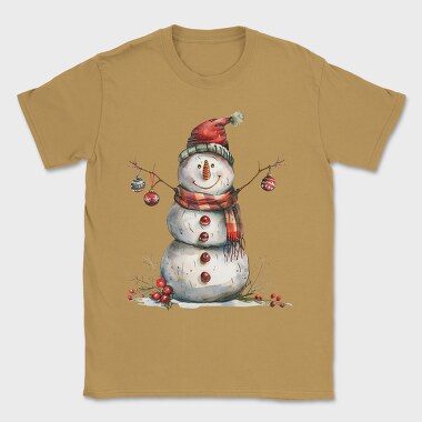 Snowman Christmas Balls, Tricou Barbati (Unisex)