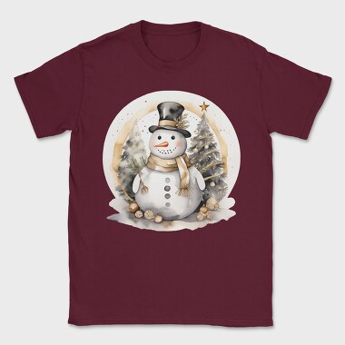 Snowman Christmas Circle, Tricou Barbati (Unisex)