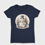 Snowman Christmas Circle, Tricou Femei