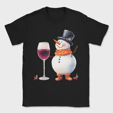 Snowman Christmas Drink, Tricou Barbati (Unisex)