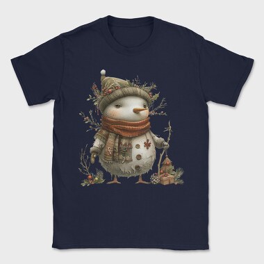 Snowman Christmas Garden, Tricou Barbati (Unisex)