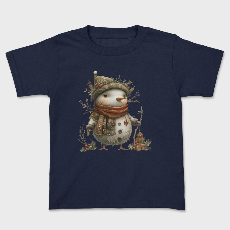Snowman Christmas Garden, Tricou Copii