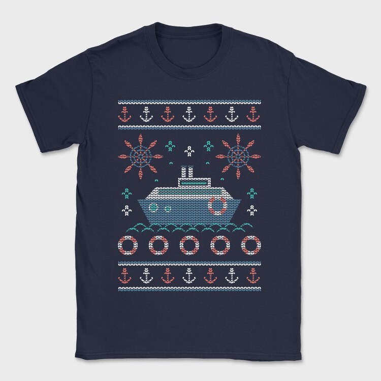 Nautic Ugly Sweater, Tricou Barbati (Unisex)