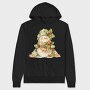 Snowman Christmas Holly, Hanorac Oversize Barbati (Unisex)