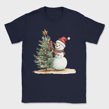 Snowman Christmas Tree, Tricou Barbati (Unisex)