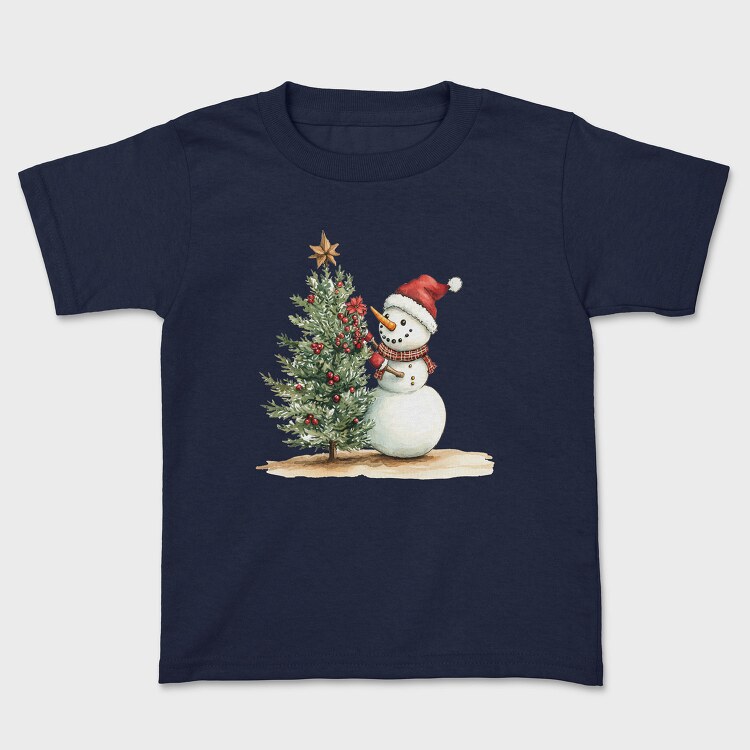 Snowman Christmas Tree, Tricou Copii