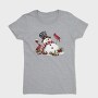 Snowman Christmas Wine, Tricou Femei