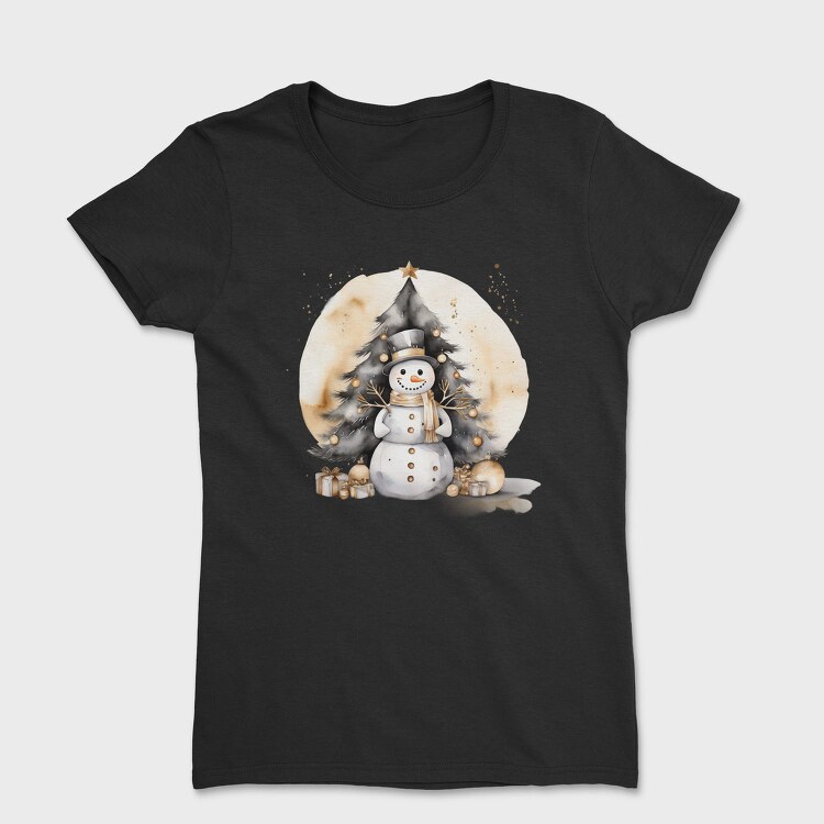 Snowman Circle 100760329, Tricou Femei