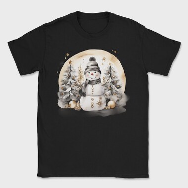 Snowman Circle, Tricou Barbati (Unisex)