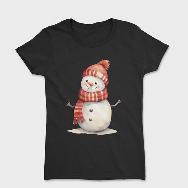 Snowman Ear Flaps, Tricou Femei