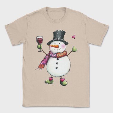 Snowman Festive Drink, Tricou Barbati (Unisex)