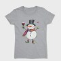 Snowman Festive Drink, Tricou Femei