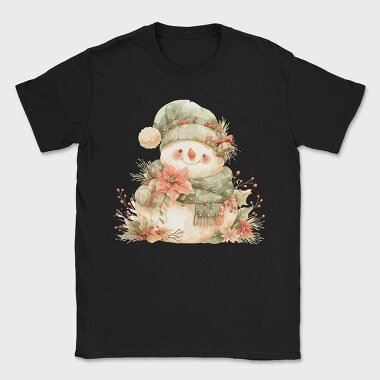 Snowman Flower Bell, Tricou Barbati (Unisex)