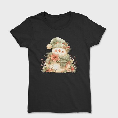 Snowman Flower Bell, Tricou Femei
