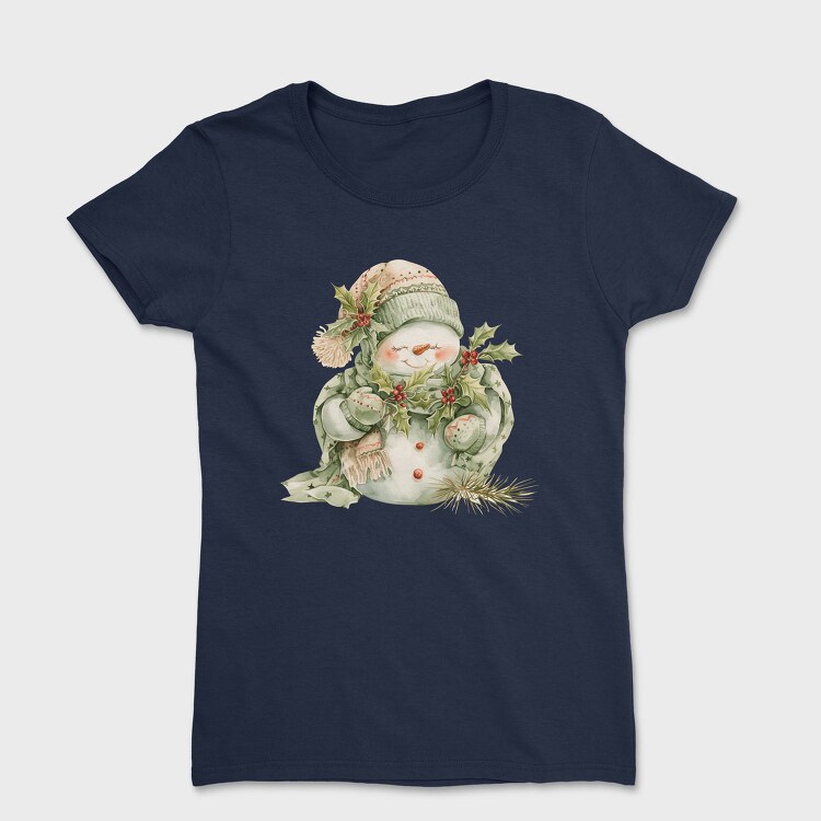 Snowman Friend, Tricou Femei
