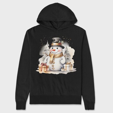 Snowman Gifts 8, Hanorac Oversize Barbati (Unisex)