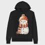 Snowman Happy Cuddle, Hanorac Oversize Barbati (Unisex)