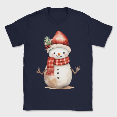 Snowman Hat Ornament, Tricou Barbati (Unisex)