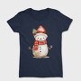 Snowman Hat Ornament, Tricou Femei
