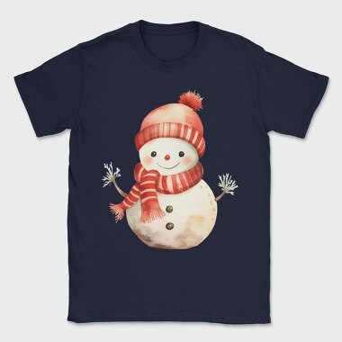 Snowman Hat Scarf, Tricou Barbati (Unisex)