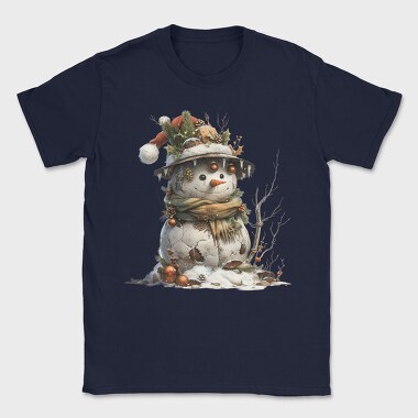 Snowman Hat Snow Garden, Tricou Barbati (Unisex)