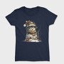 Snowman Hat Snow Garden, Tricou Femei