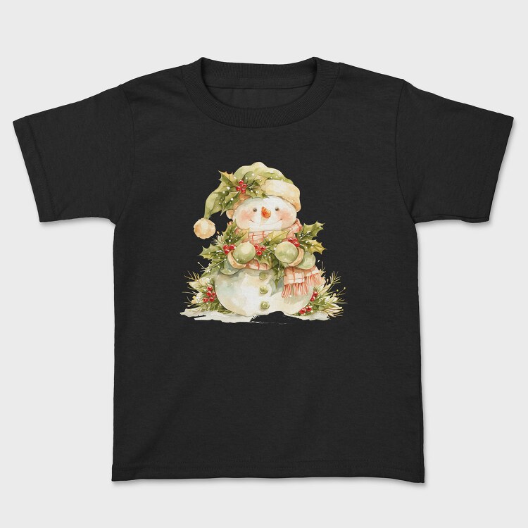 Snowman Holly Berry, Tricou Copii