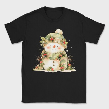 Snowman Holly Garland, Tricou Barbati (Unisex)