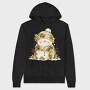 Snowman Holly Garland, Hanorac Oversize Barbati (Unisex)