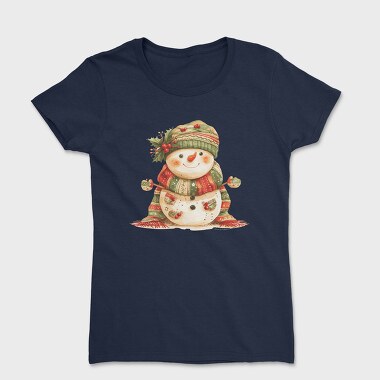Snowman Holly Hat, Tricou Femei