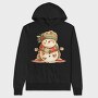 Snowman Holly Hat, Hanorac Oversize Barbati (Unisex)