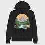 Nature Skylined, Hanorac Oversize Barbati (Unisex)